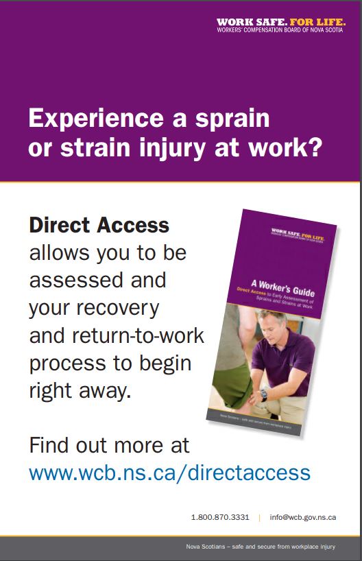 Direct Access to Early Assessment of Sprains and Strains at Work