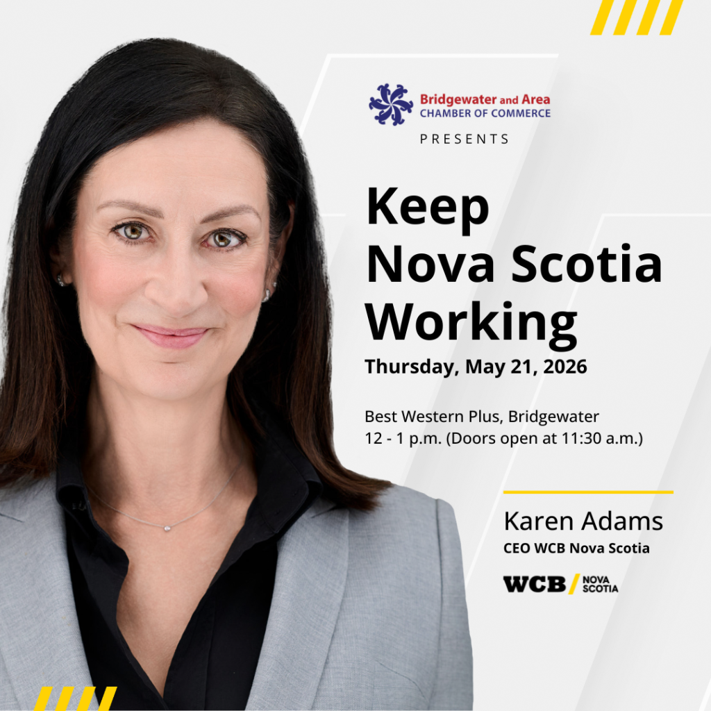 Ad for Chamber lunch event featuring WCB's CEO.