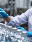 Manufacturing bottle lineup