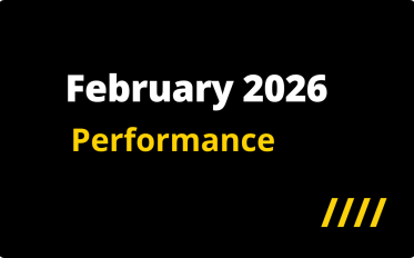 An image with text " February 2026 Performance"