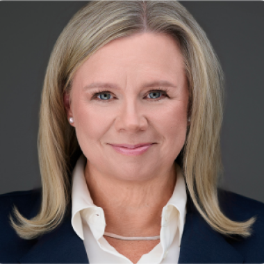 A portrait of Shelly Dauphinee, Chief Engagement Officer at WCB Nova Scotia.